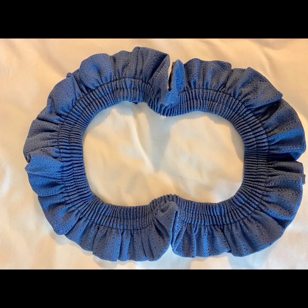 Longaberger Cornflower Blue Medium Size Cotton Garter Decorative Collectible